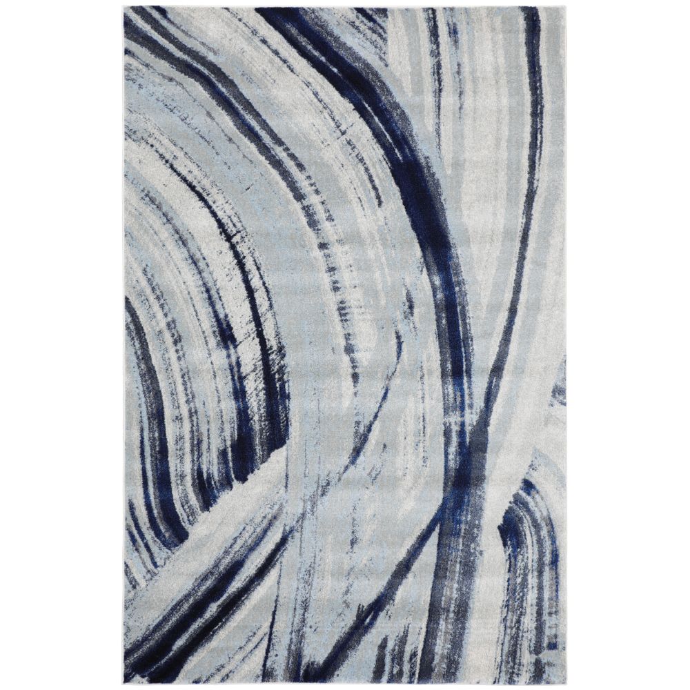 KAS ILL6219 Illusions 9 Ft. 10 In. X 13 Ft. 2 In. Rectangle Rug in Ivory/Blue 